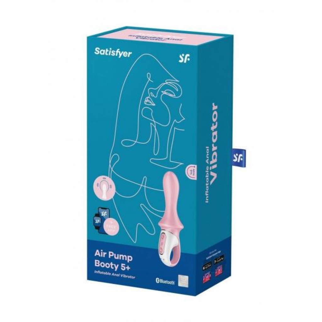 Satisfyer Air Pump Booty 5+ - Red