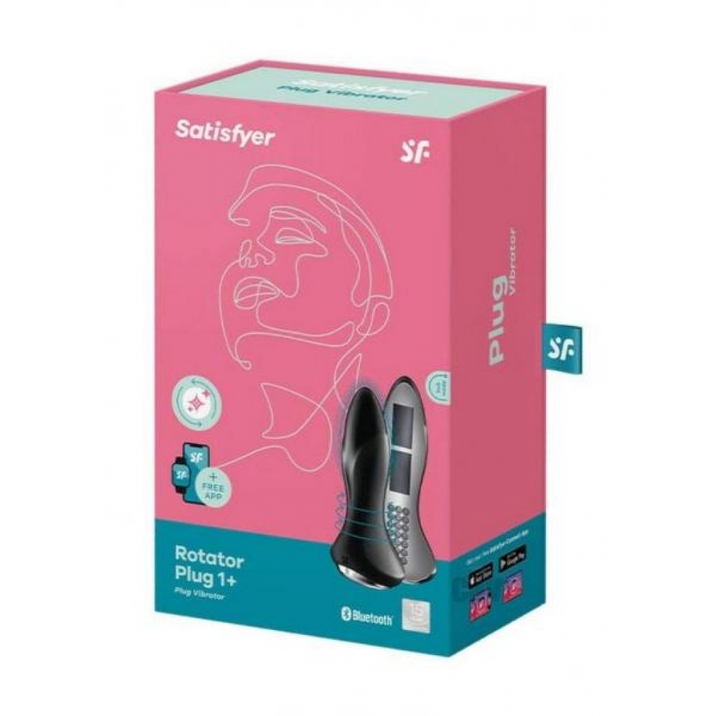 Satisfyer Rotator Plug 1 Plus in Black