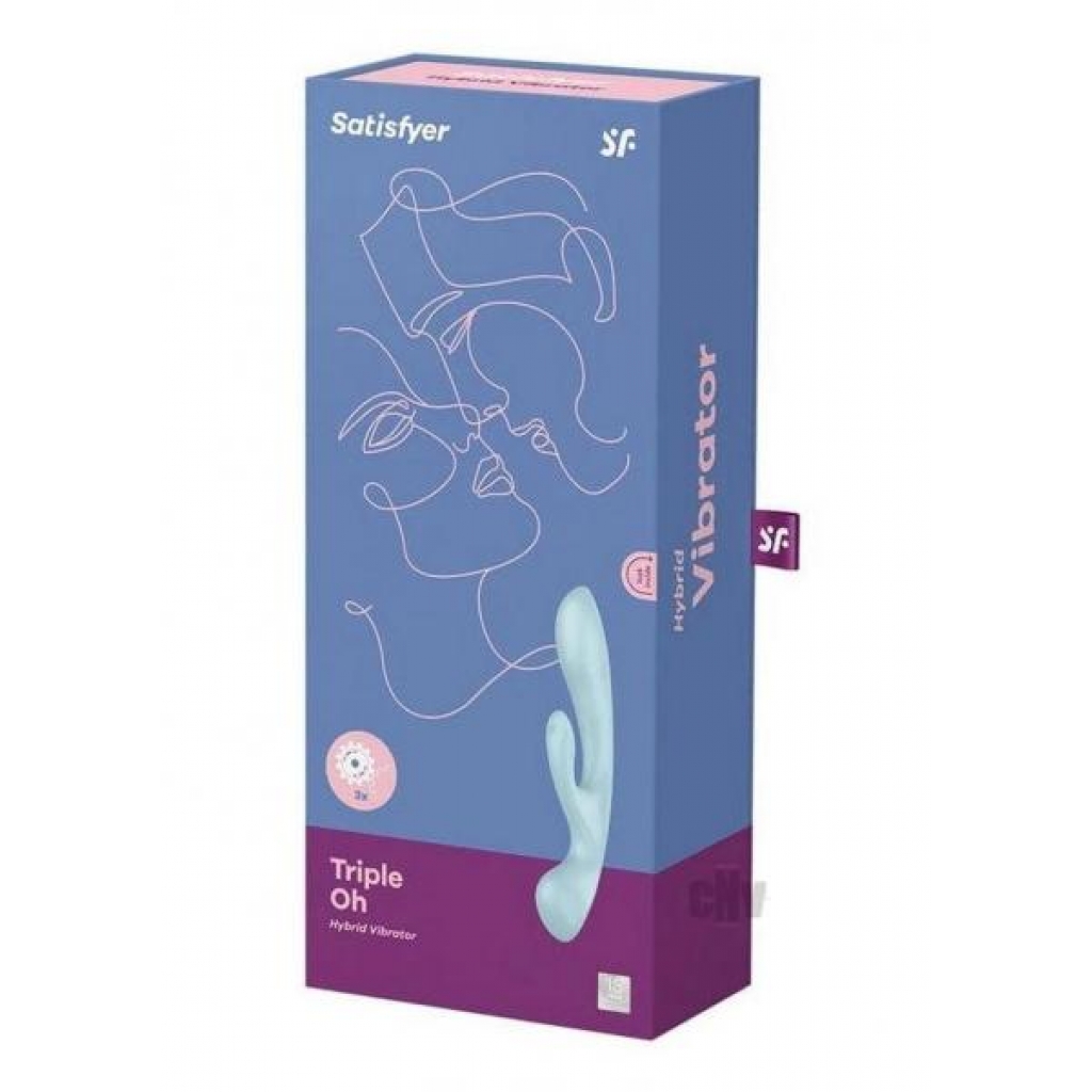 Satisfyer Triple Oh - Light Blue