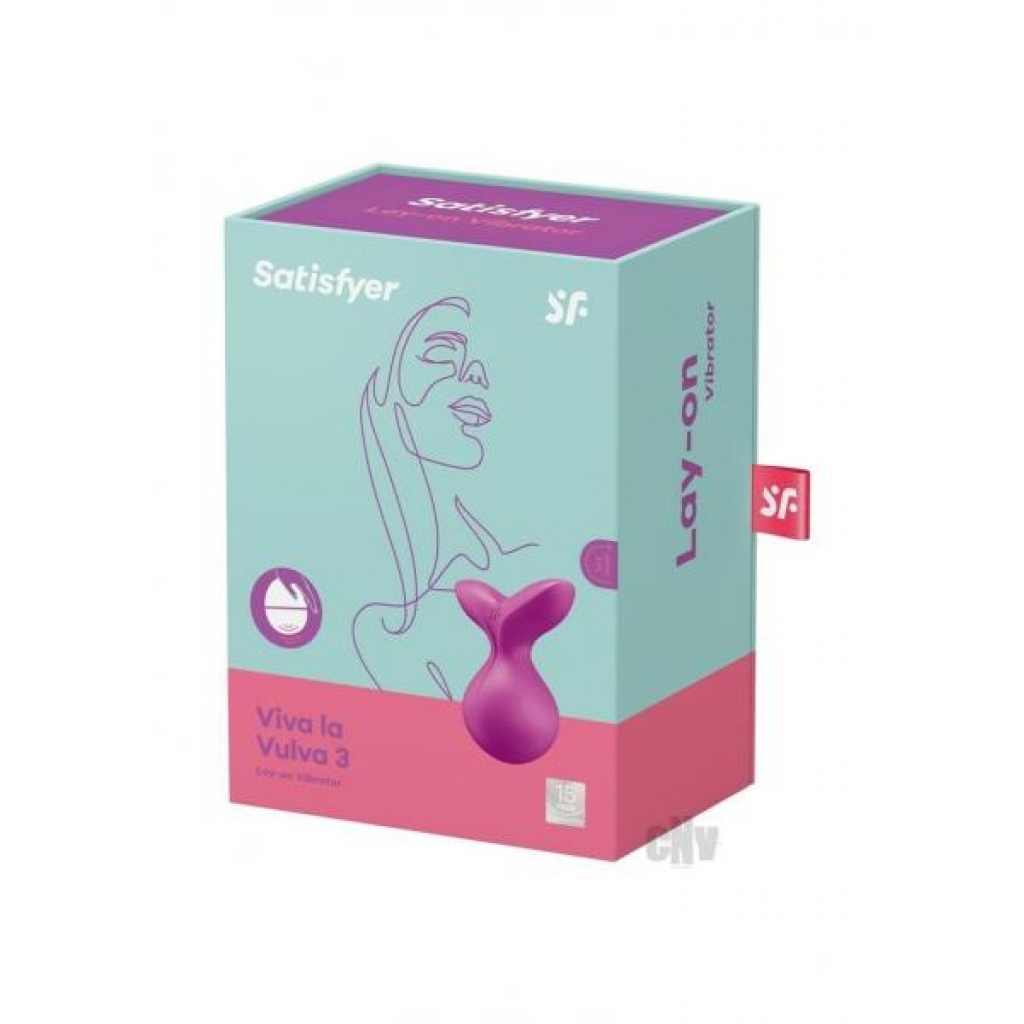 Satisfyer Viva La Vulva 3 - Violet Purple