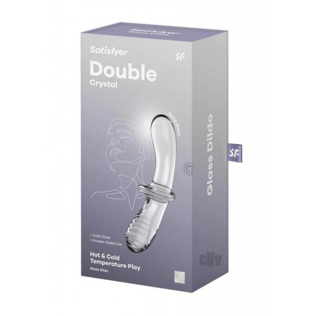 Satisfyer Double Crystal Glass Dildo - Double the Pleasure