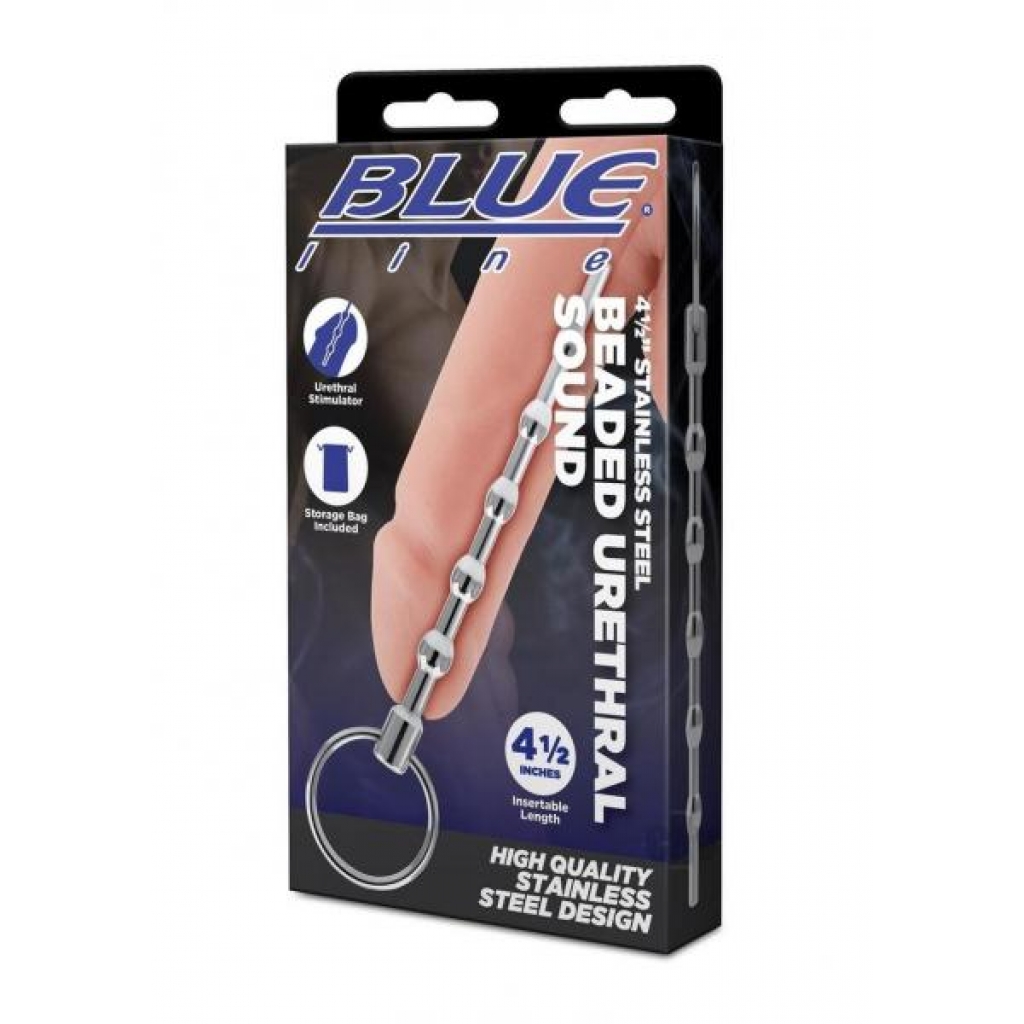 Blueline 4.5 Stainless Steel Beaded Urethral Sound