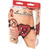 Lux Fetish Heart Strap-On Harness - Red