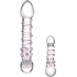 Spiral Staircase Full Tip Glass Dildo - Clear