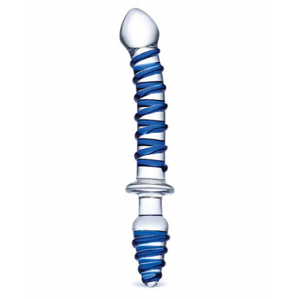 Glas 10 Inches Mr. Swirly Double Ended Glass Dildo