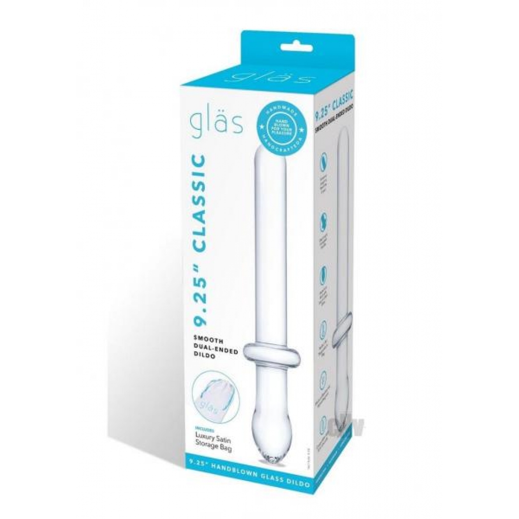 Classic Smooth Dual Ended 9.25 Dildo in Clear