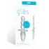 Glas Titus Beaded Glass Butt Plug - Clear