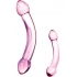 Glas Double Trouble Glass Dildo – Purple