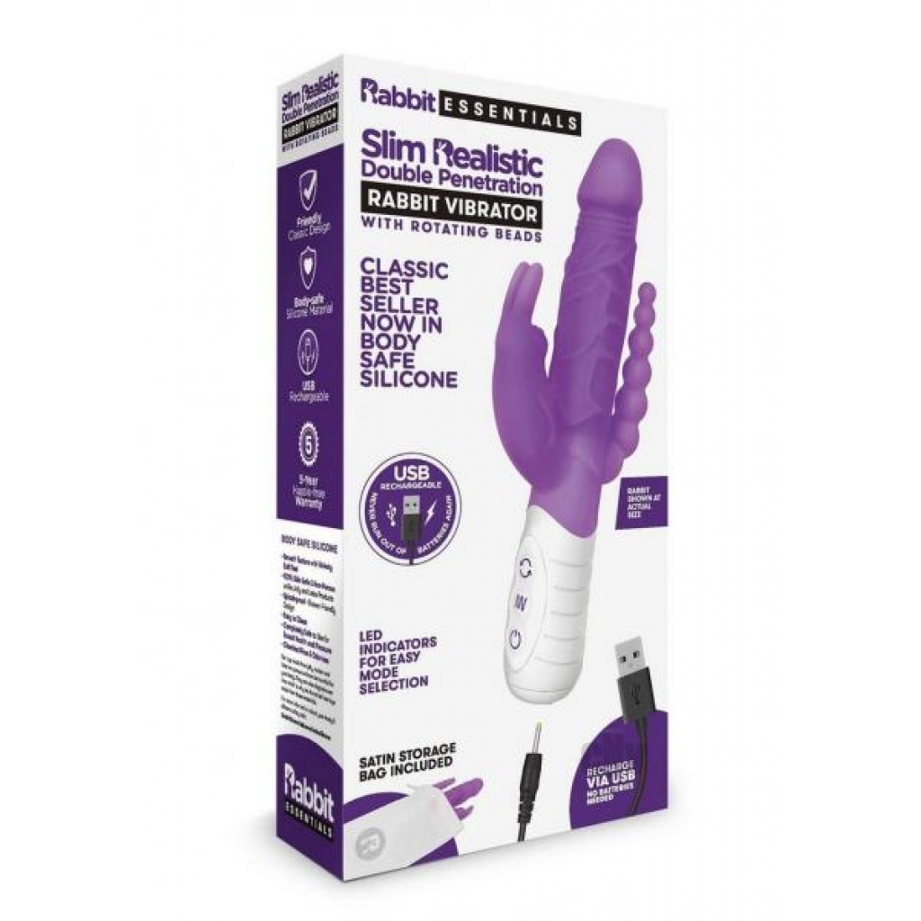 Re Recharge Slim DP Rabbit Vibe - Purple