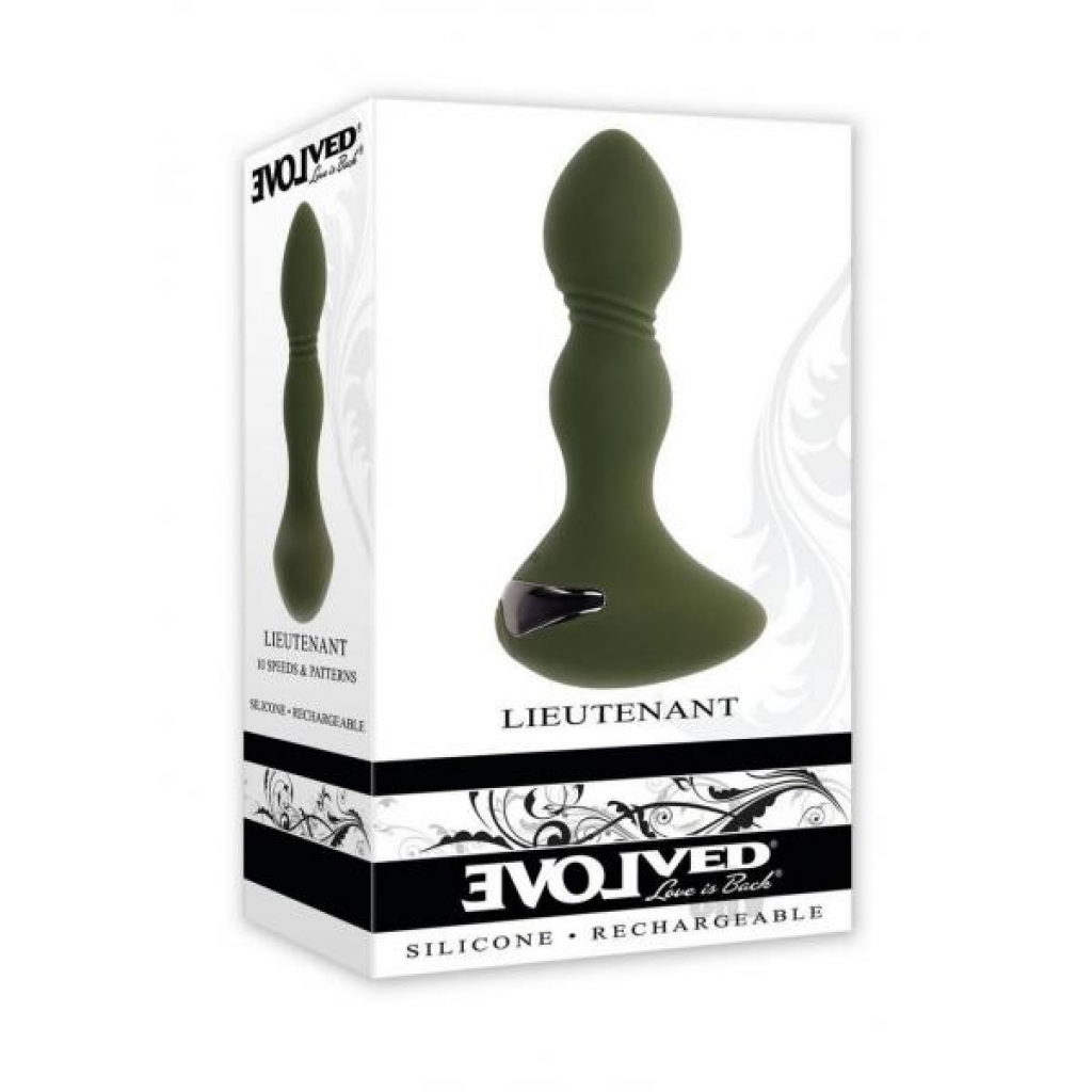 Lieutenant Green Vibrating Plug – High Quality Design