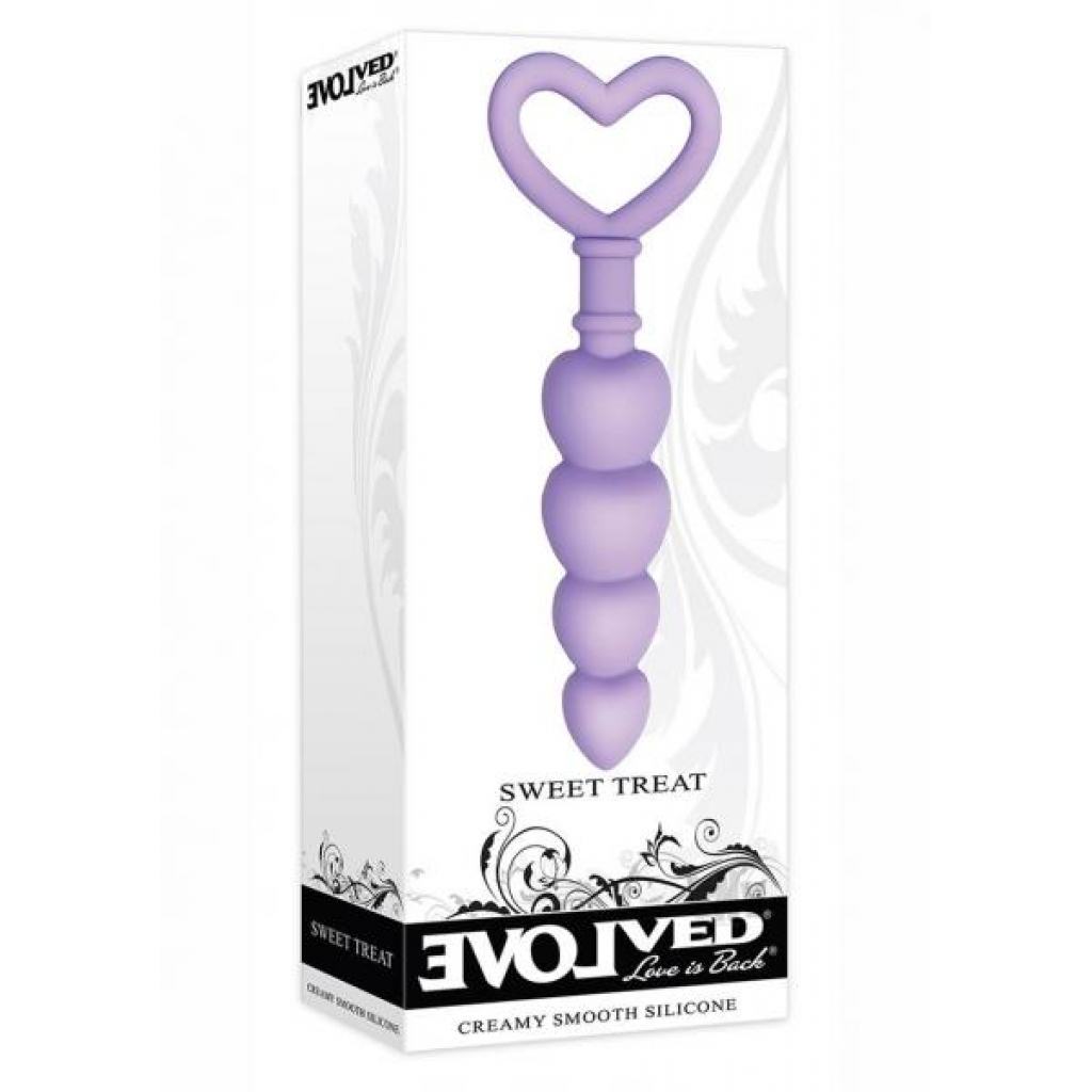 Sweet Treat - Heart-shaped Silicone Anal Beads