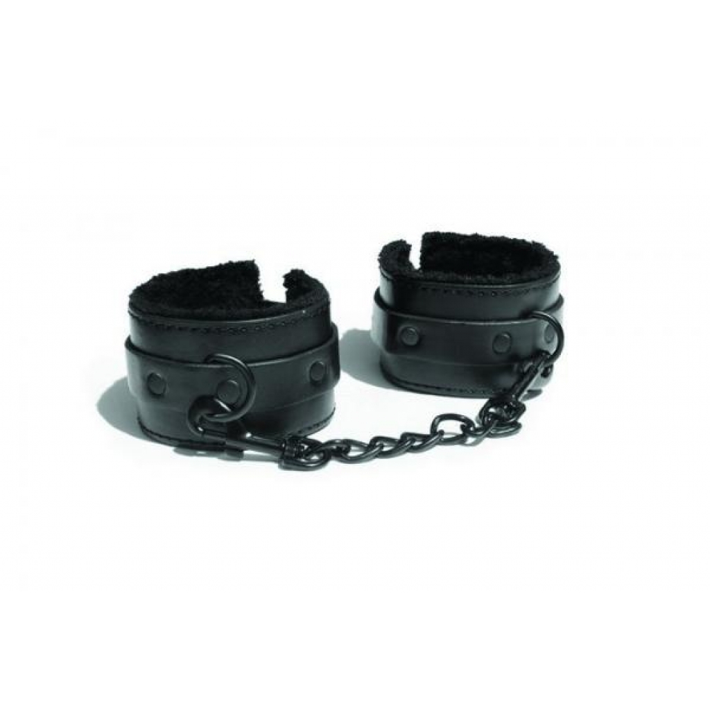 Adjustable Vegan Leather Handcuffs