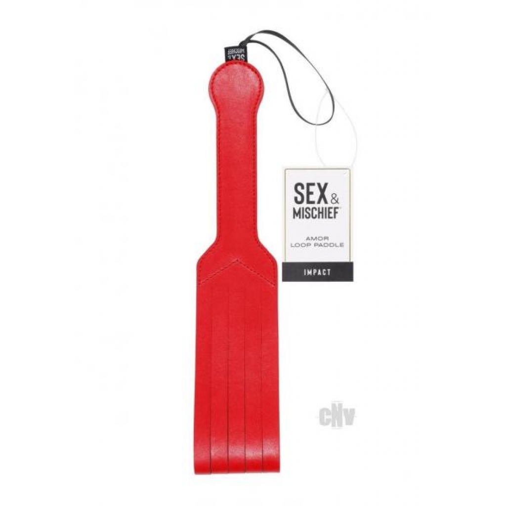 S&M Amor Loop Paddle - Red