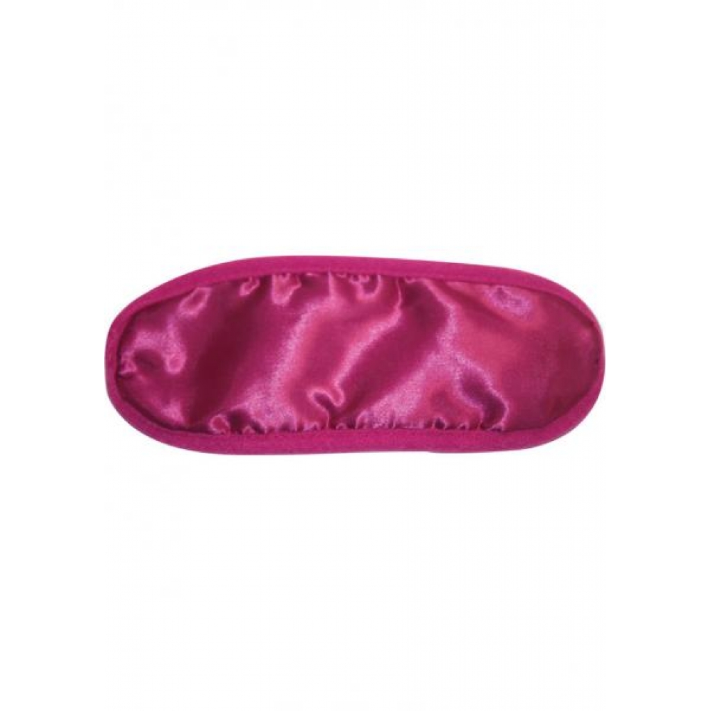 Sex and Mischief Satin Hot Pink Blindfold - Sensual Enchantment