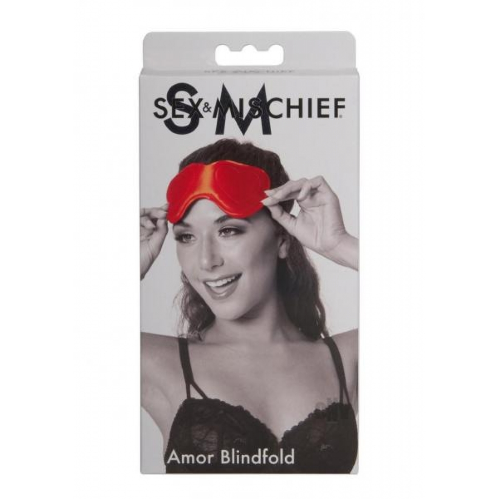 Sandm Amore Blindfold - Red