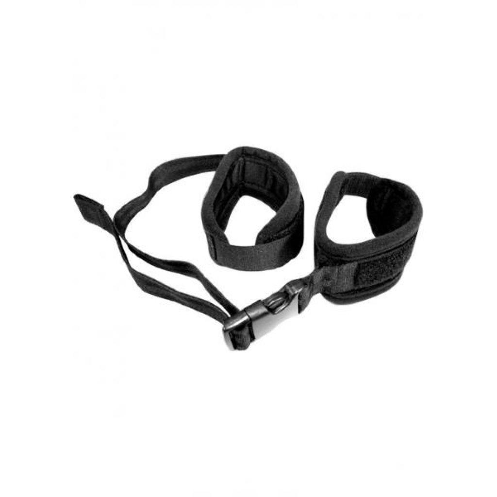 Sex And Mischief Adjustable Handcuffs - Black