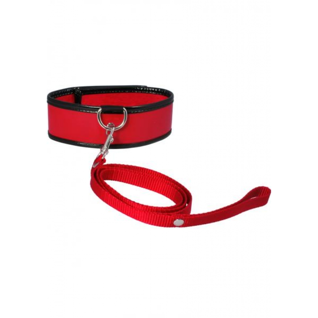 Sex & Mischief Red Leash and Collar