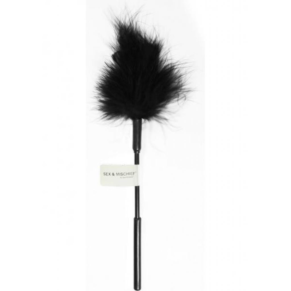 Sex & Mischief Feather Tickler - Black