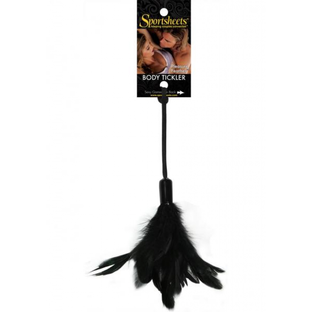 Fantasy Tickler Pleasure Feather - Black