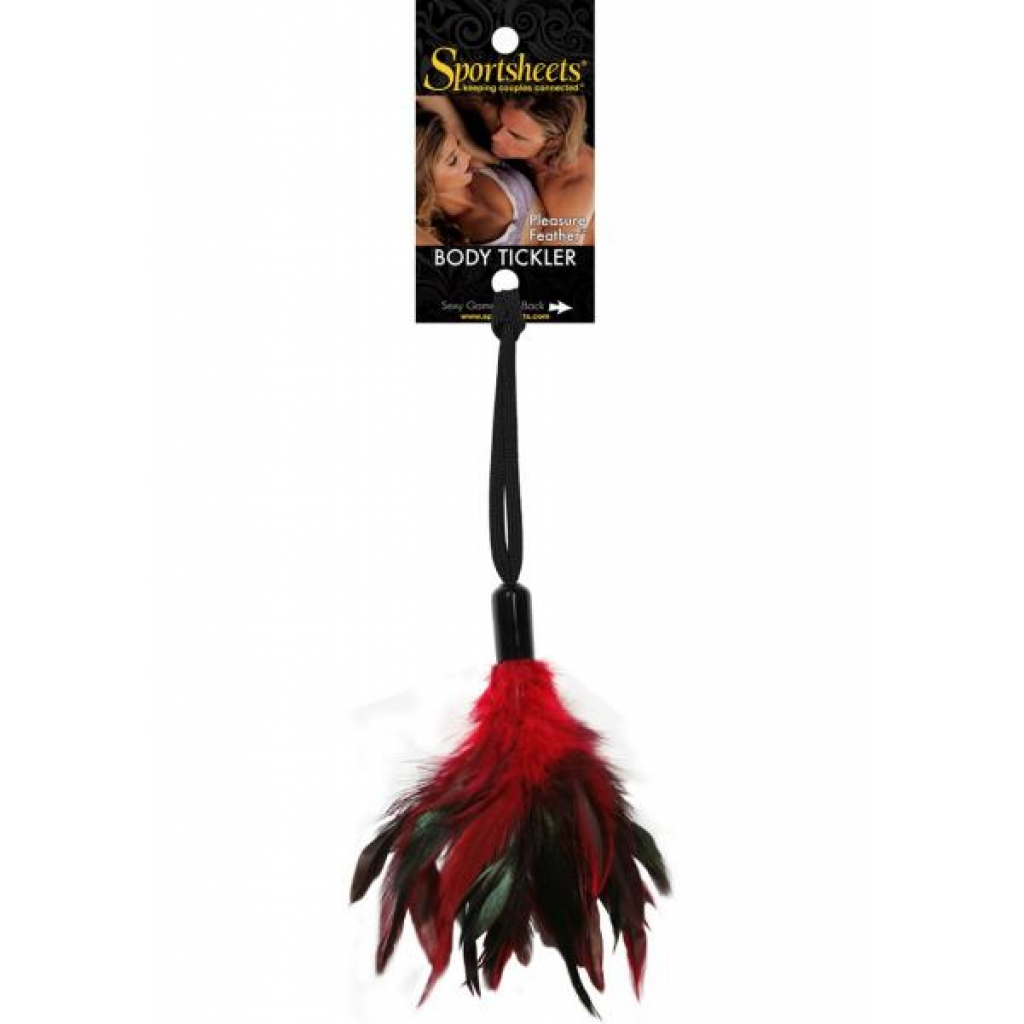 Fantasy Tickler Pleasure Feather - Red