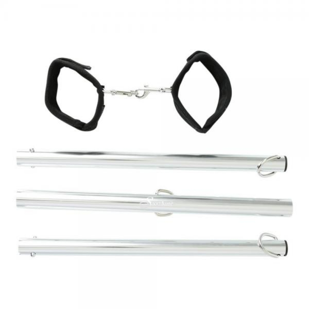 Expandable Spreader Bar & Cuffs Set - Aluminum Silver