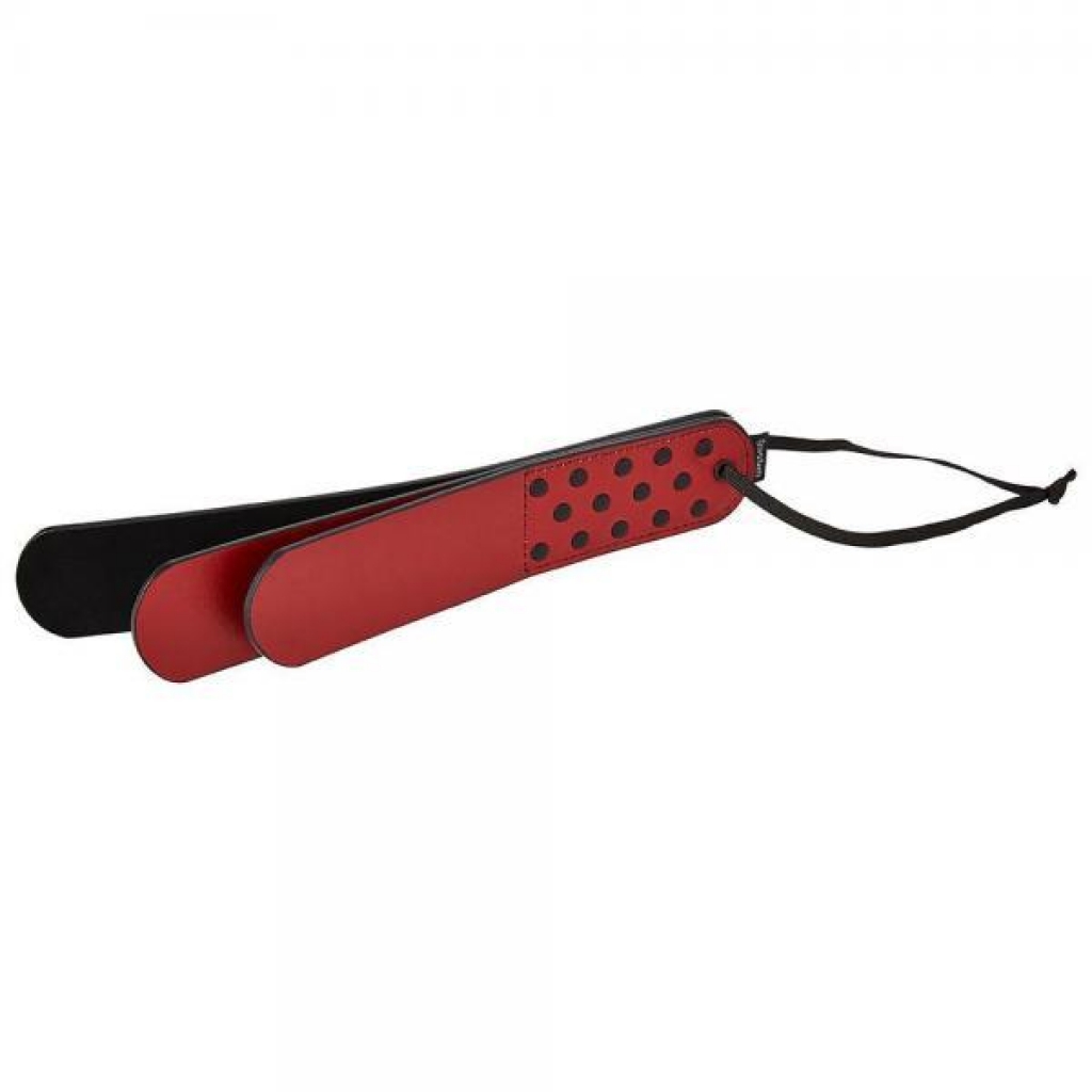 Sportsheets Saffron Layer Paddle - Black Red