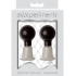 Nipple Suckers with Squeeze Action - Black/White Pair