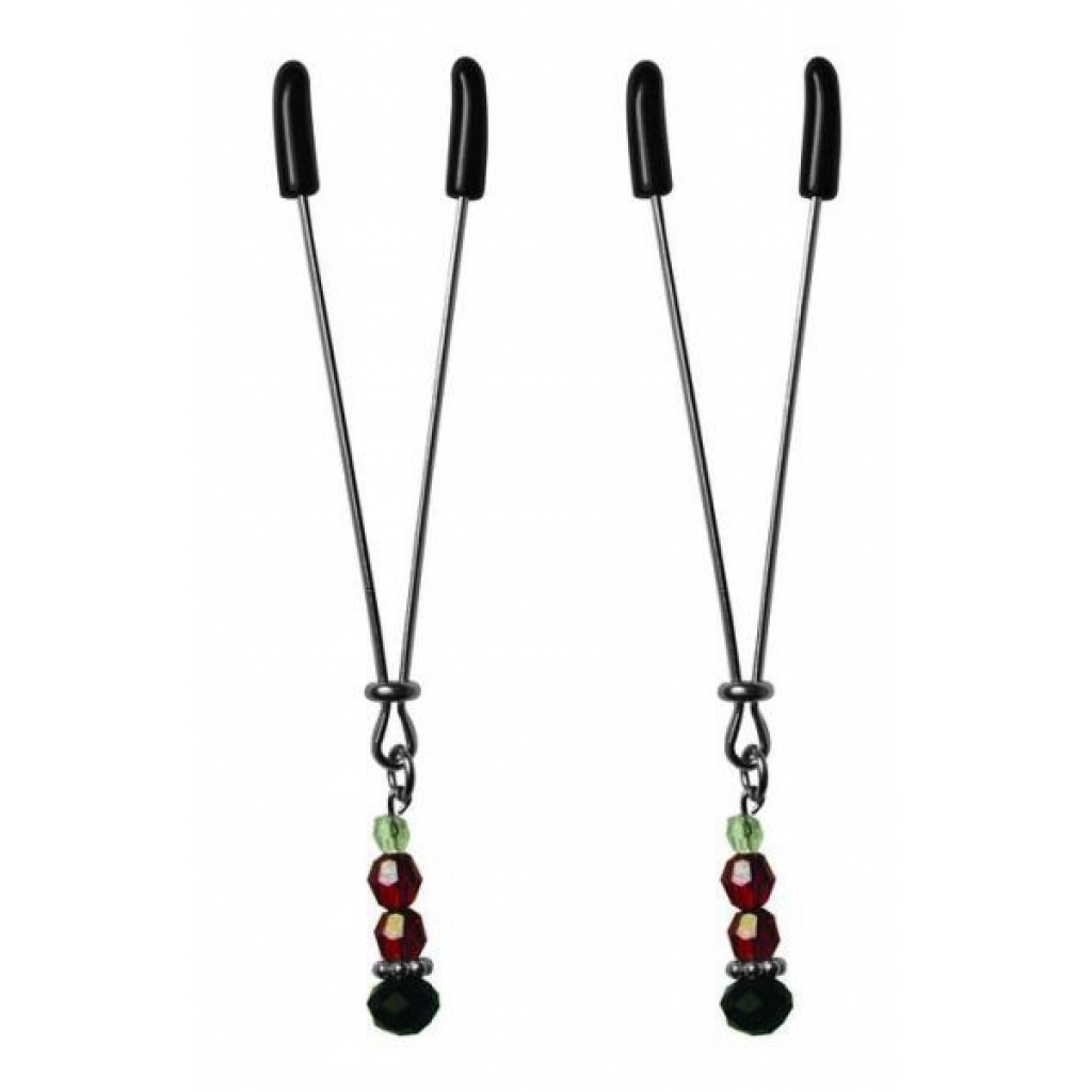 Ruby Black Nipple Clamps - Beginner Friendly Design