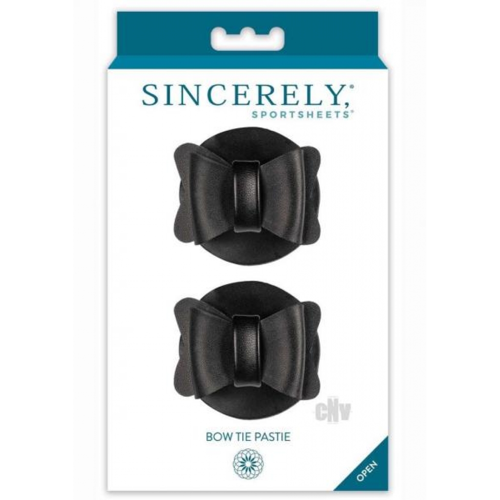 Sincerely Bow Ties Pasties - Black