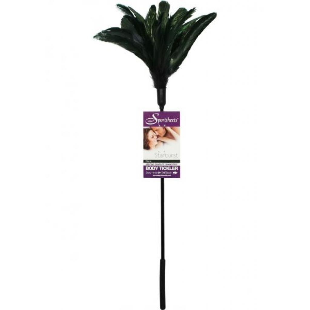 Fantasy Tickler Starburst Feather Tickler - Black