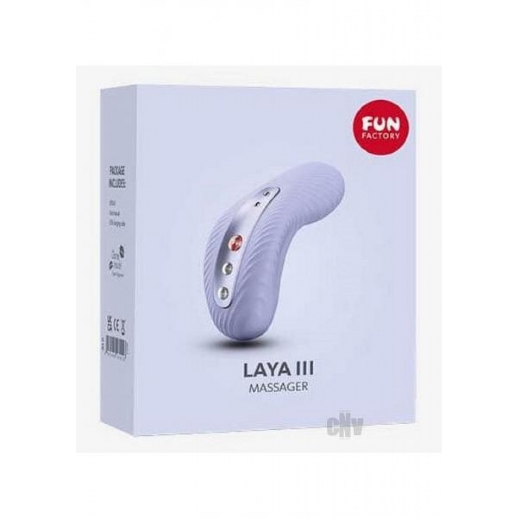 Laya III - Purple Lay-On Vibrator