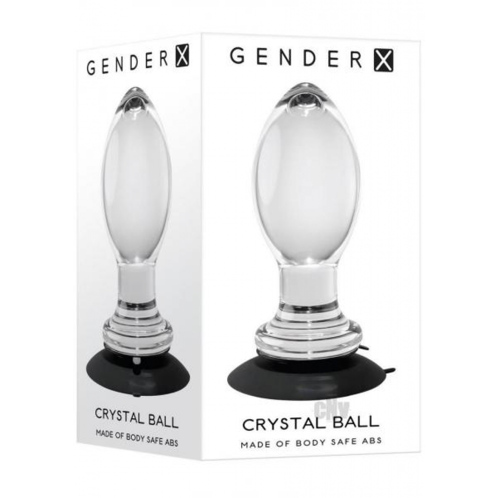 Crystal Ball Adhesive Plug - Clear