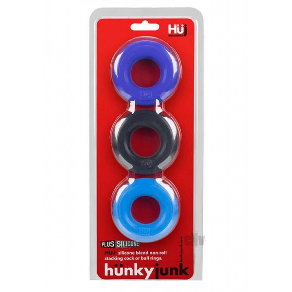 HUJ3 C-Ring 3-Pack - Blue Multi