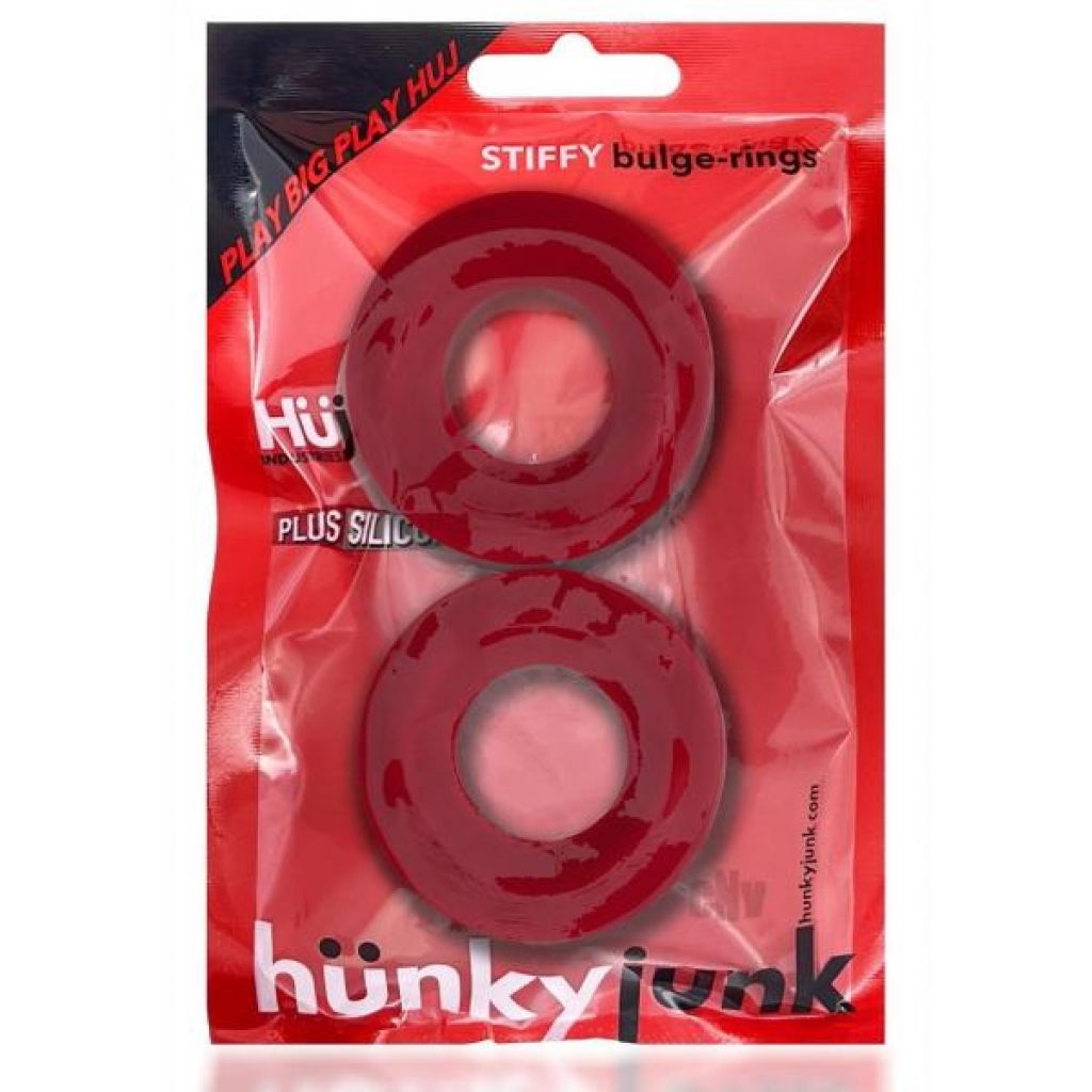 Stiffy Bulge Cockring - 2 Pack Cherry Ice