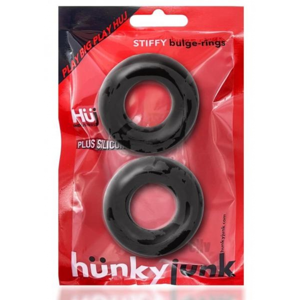 Stiffy Bulge Cockring 2pk Tar Ice