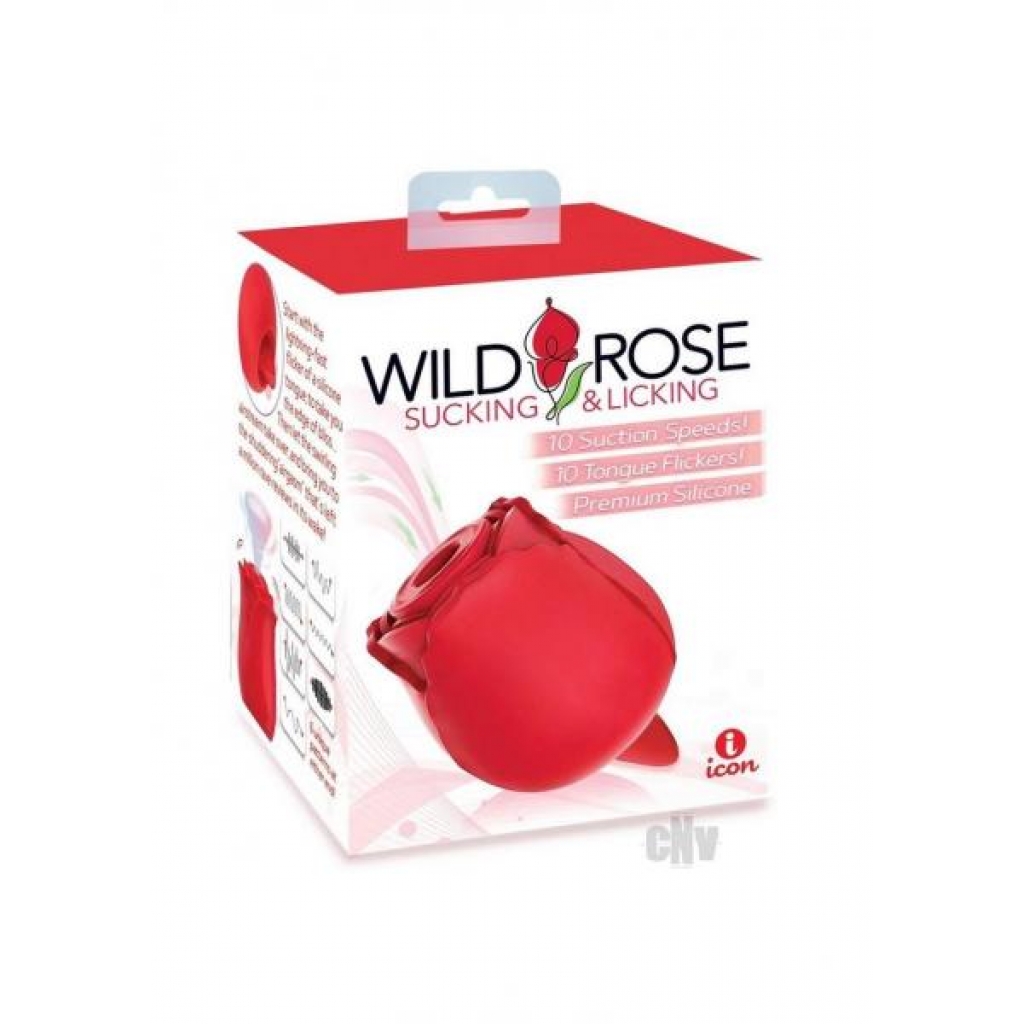 Wild Rose and Tongue - Red