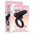 Nines Bullet Ring Tongue Vibrator - Flexible Pleasure in Black