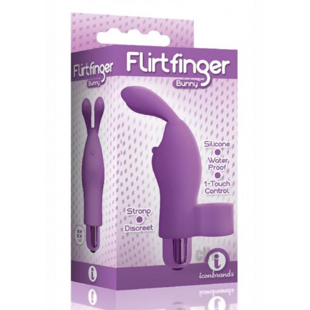 The 9 Flirt Finger Bunny - Purple