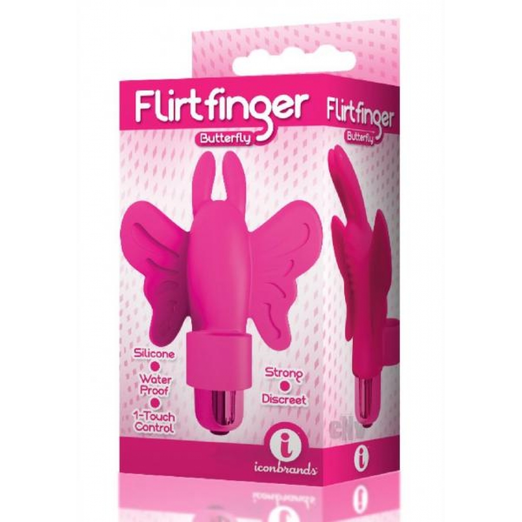 The 9 Flirt Finger Butterfly - Pink