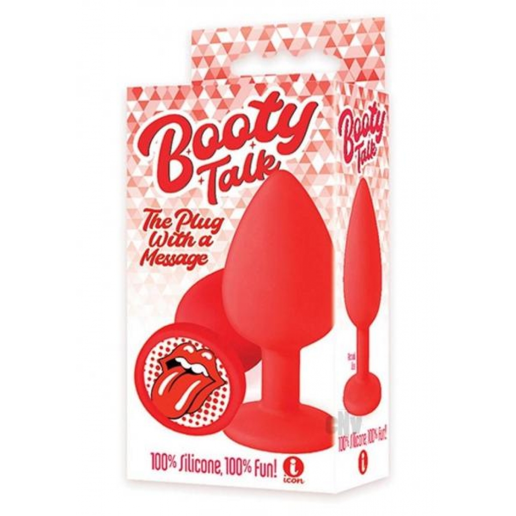 The 9 Booty Talk Plug Tongue Red