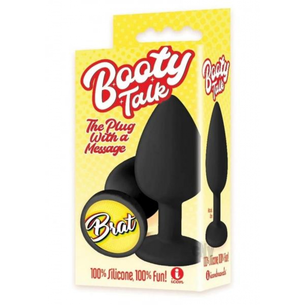 The 9 Booty Talk Plug Brat Black