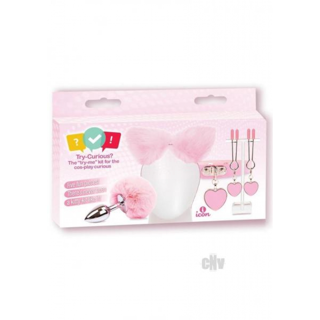 Curious Kitty Playful Cosplay Kit in Pink