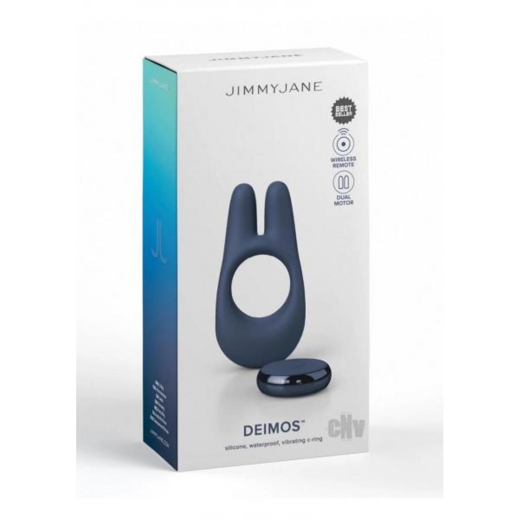 Jimmyjane Deimos C-Ring - Vibrating Pleasure Device - Blue