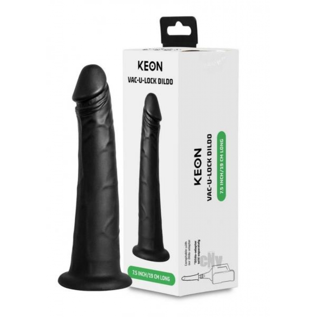 Vacuum Lock Dildo - Black