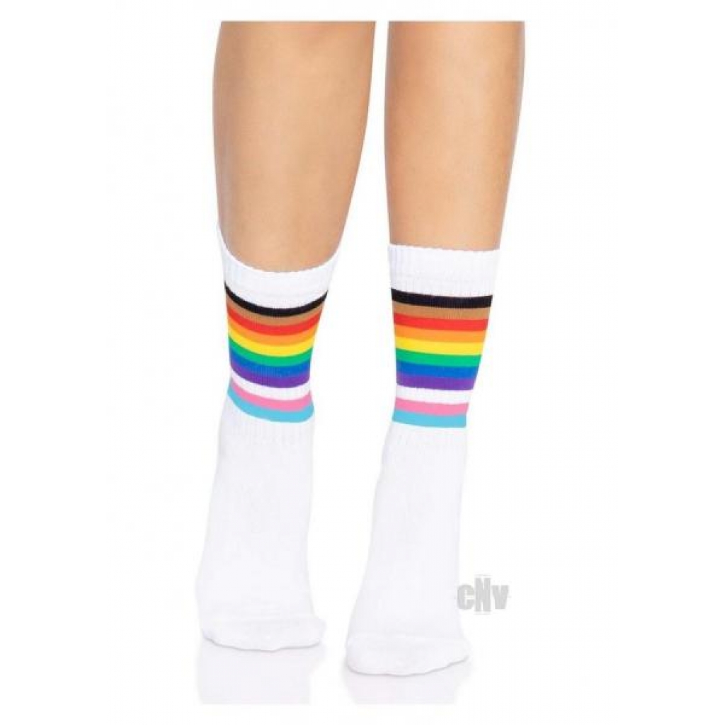 Pride Crew Socks - Rainbow