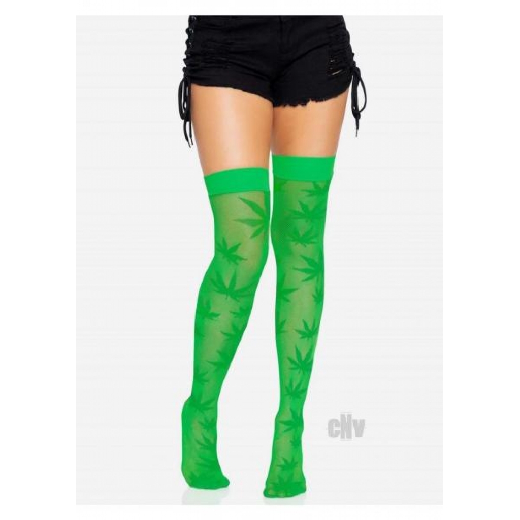 420 Net Thigh Highs - Seductive and Stylish