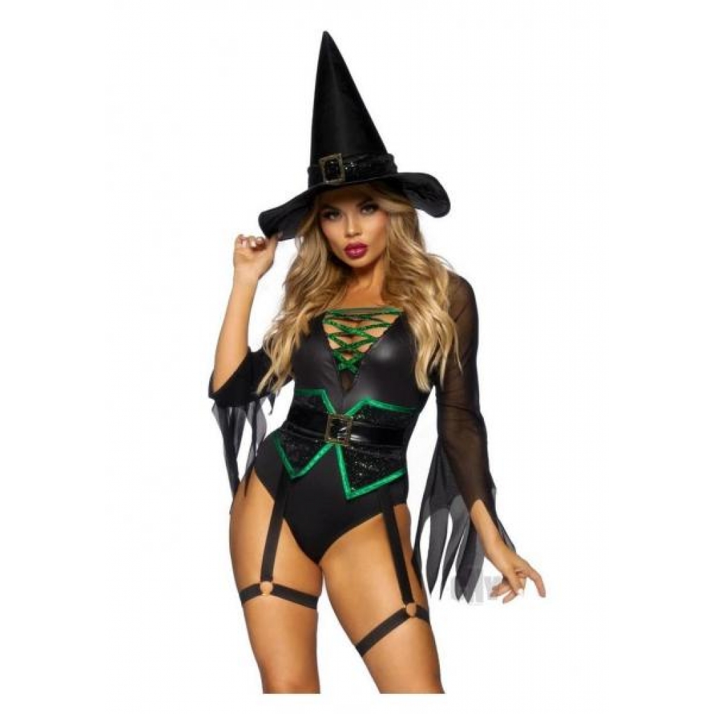 Broomstick Babe 2pc Costume - Small Black