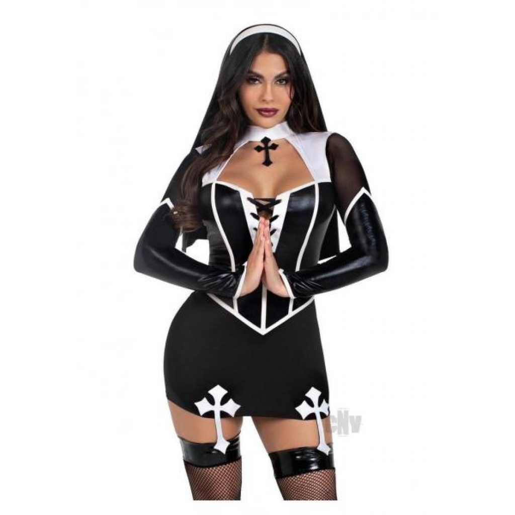 Holy Hottie Set - 2pc Black/White - Small