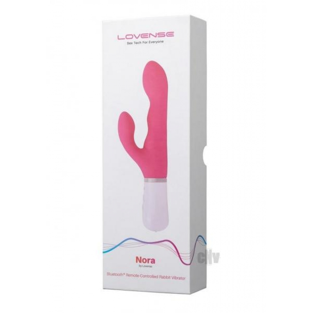 Nora - Pink & White Bluetooth Rabbit Vibrator