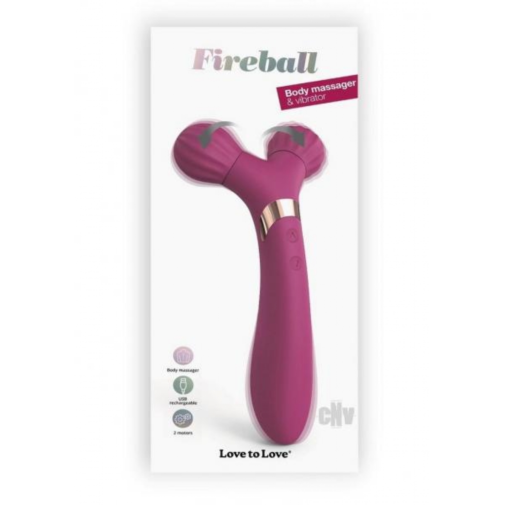 Fireball Plum Star - Versatile Massager